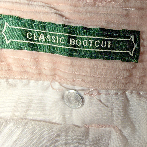 Lauren Jeans Co Ralph Lauren Pink Corduroy Bootcut Pants Size 6 - Picture 3 of 8